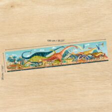 Maleta Quebra-cabeça Panorâmico Dino – 100 peças - Janod Brasil
